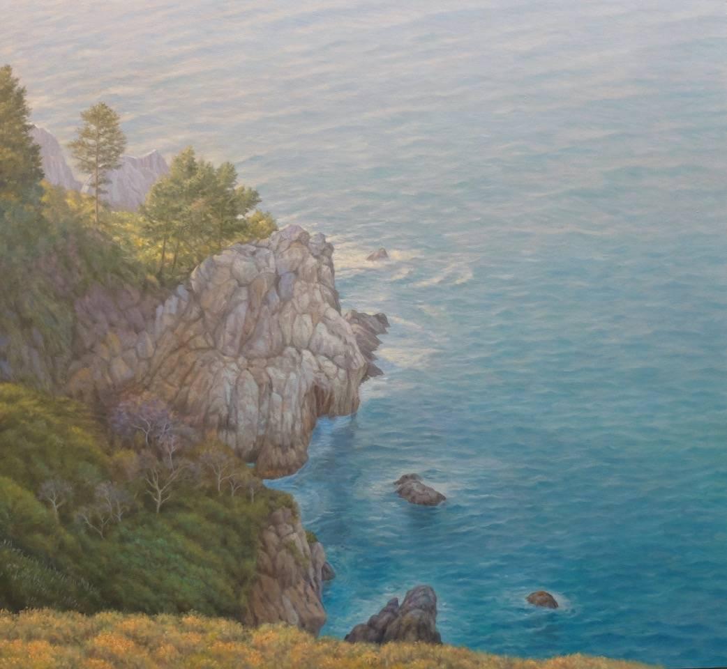Willard Dixon Landscape Painting - Big Sur / oil on canvas