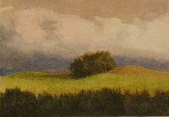 Tormenta cerca de Petaluma / acuarela