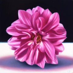 Portrait of a Dahlia / oil on panel