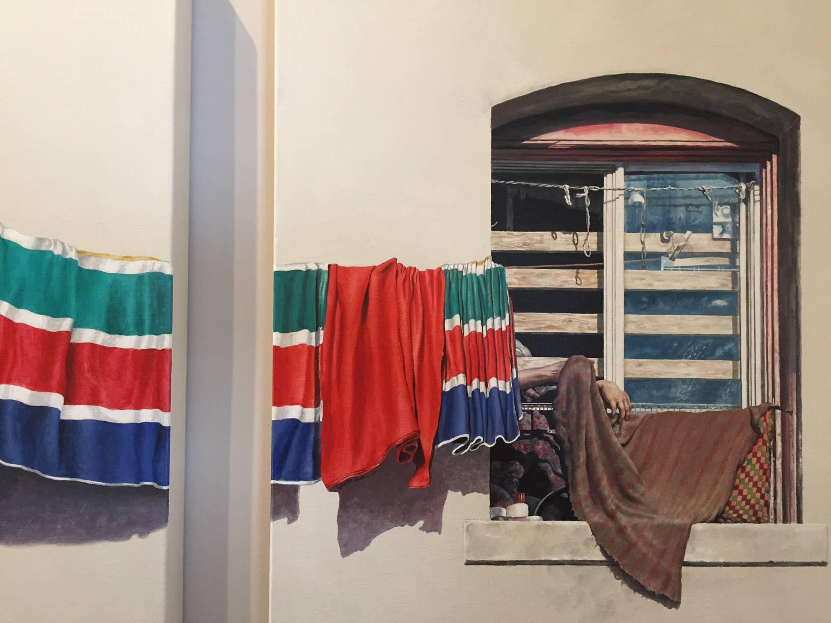 Rigging the Line / realismo figurativo Chinatown pittura iperreale 3