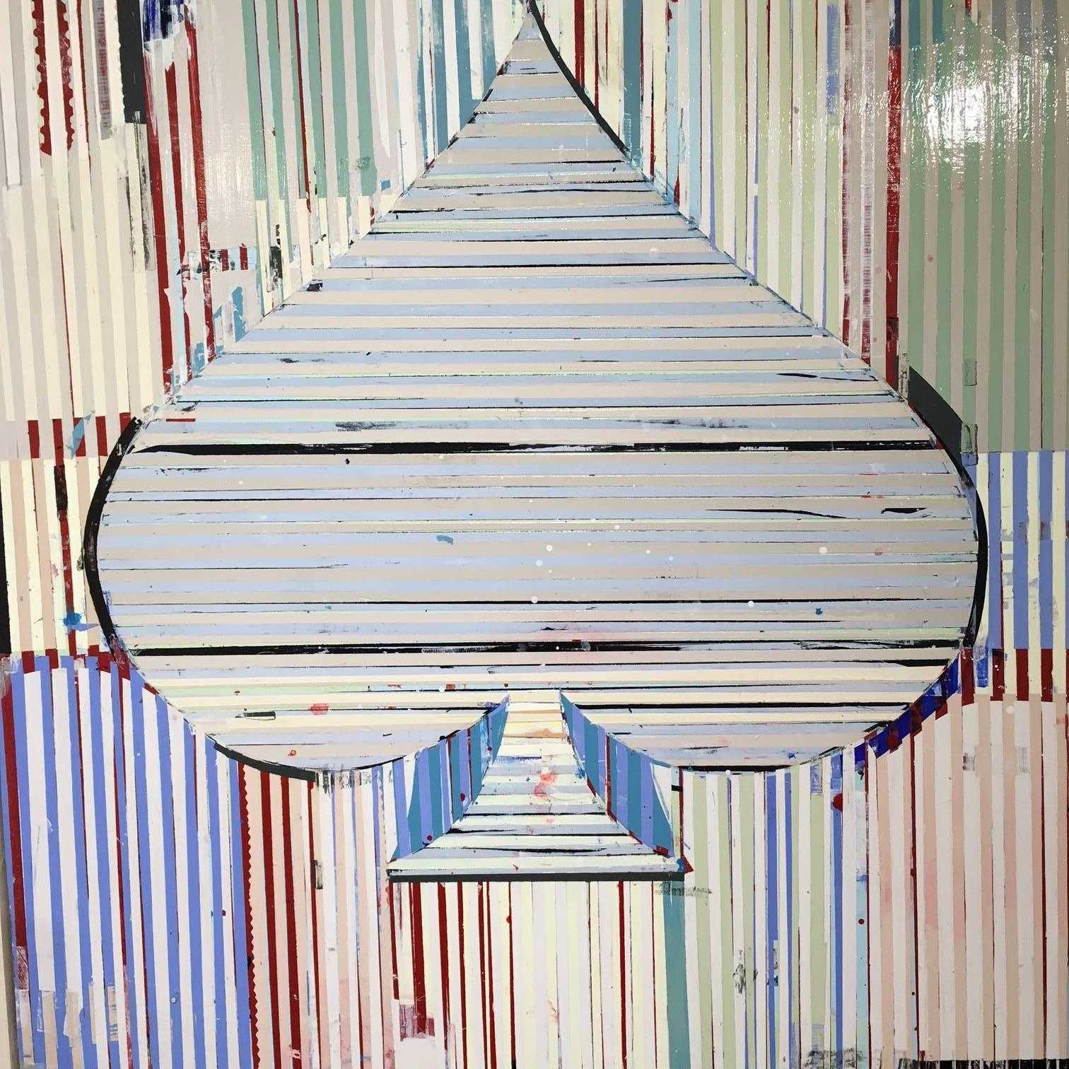 Skischirmschirme – Painting von Kim Frohsin