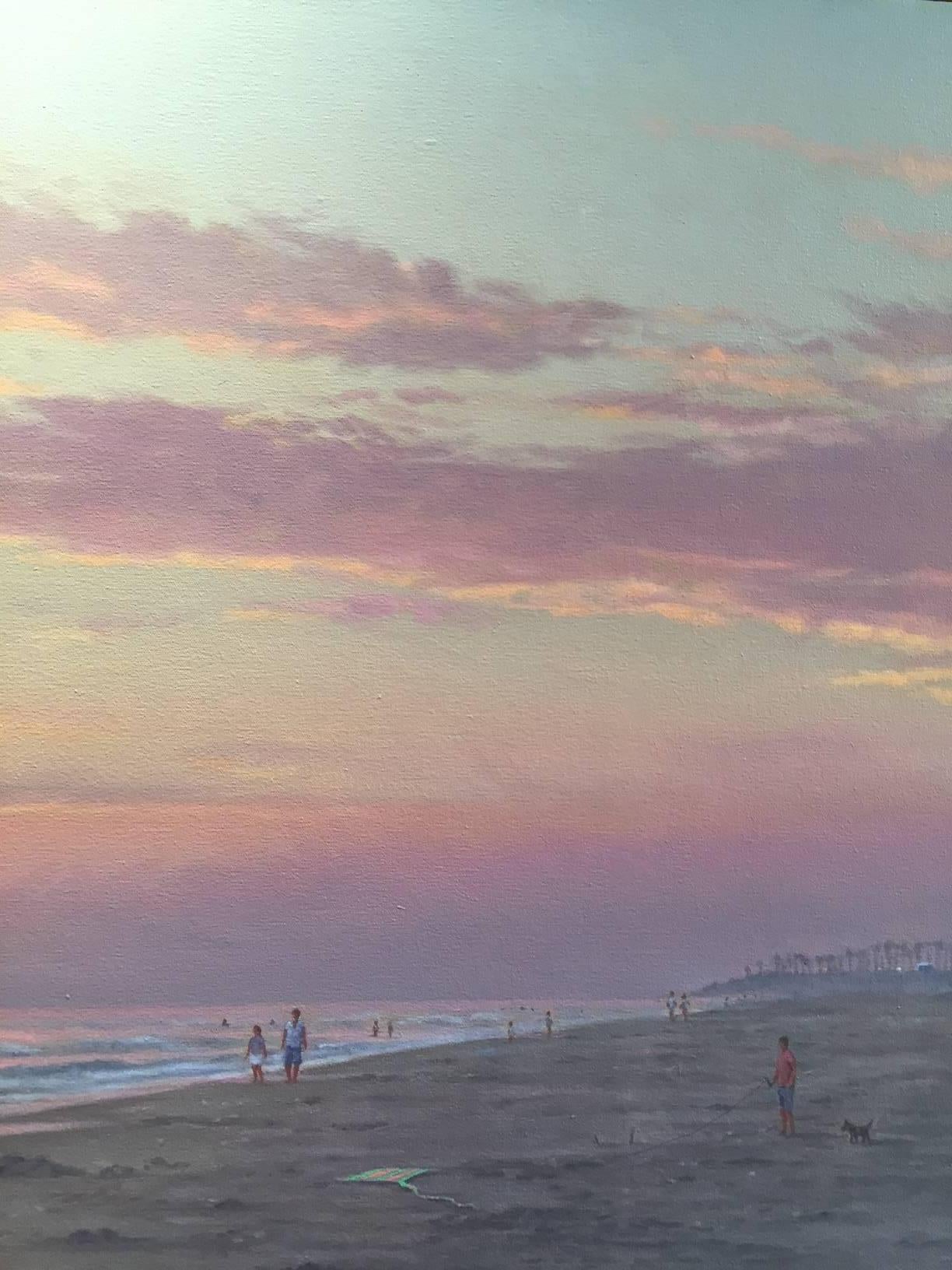 California Beach - Painting by Willard Dixon