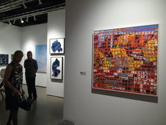 Cautionary Tale: Big Meshscape, Zeitgenössische Acryl-Mischtechnik