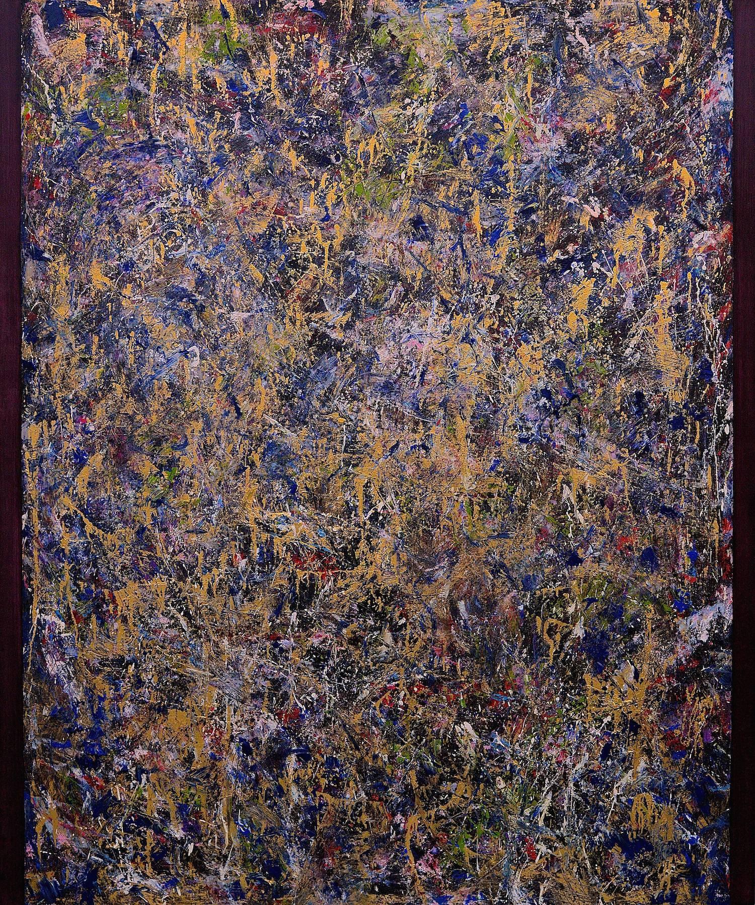 Frédéric Choisel Abstract Painting - Le Loubinou 2 / oil on linen