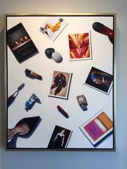 Portrait of a Lady / huile sur lin – Portrait de nature morte féminine Pop Réalisme