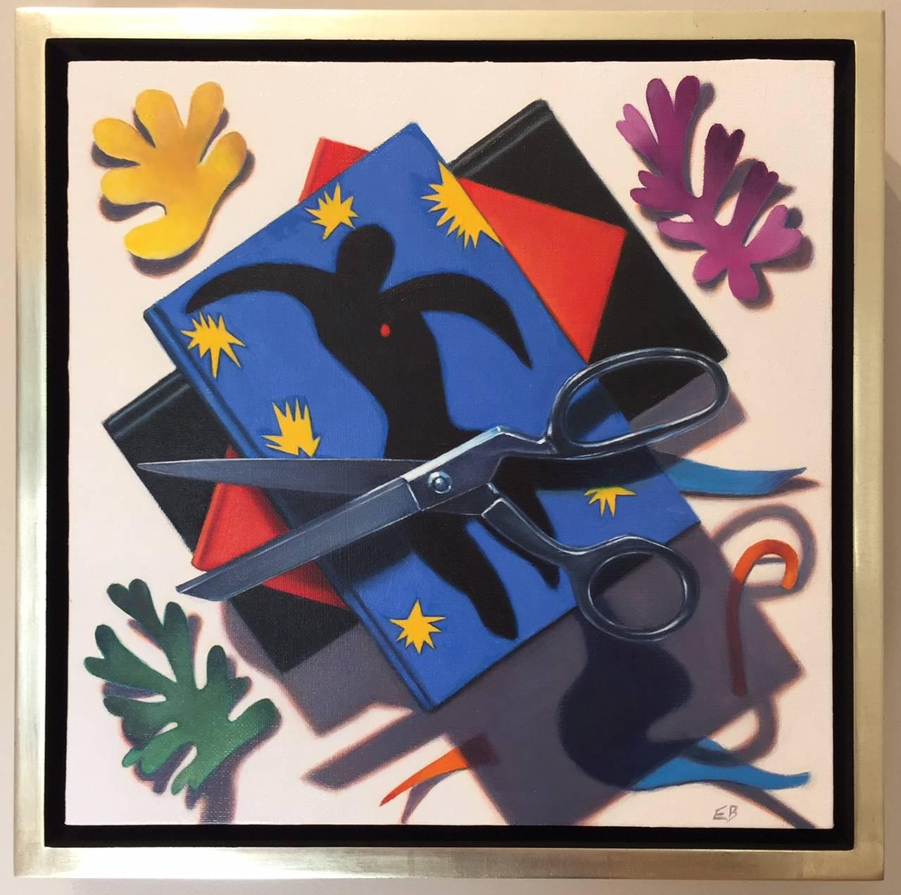 Portrait of Matisse - Painting by Elizabeth Barlow