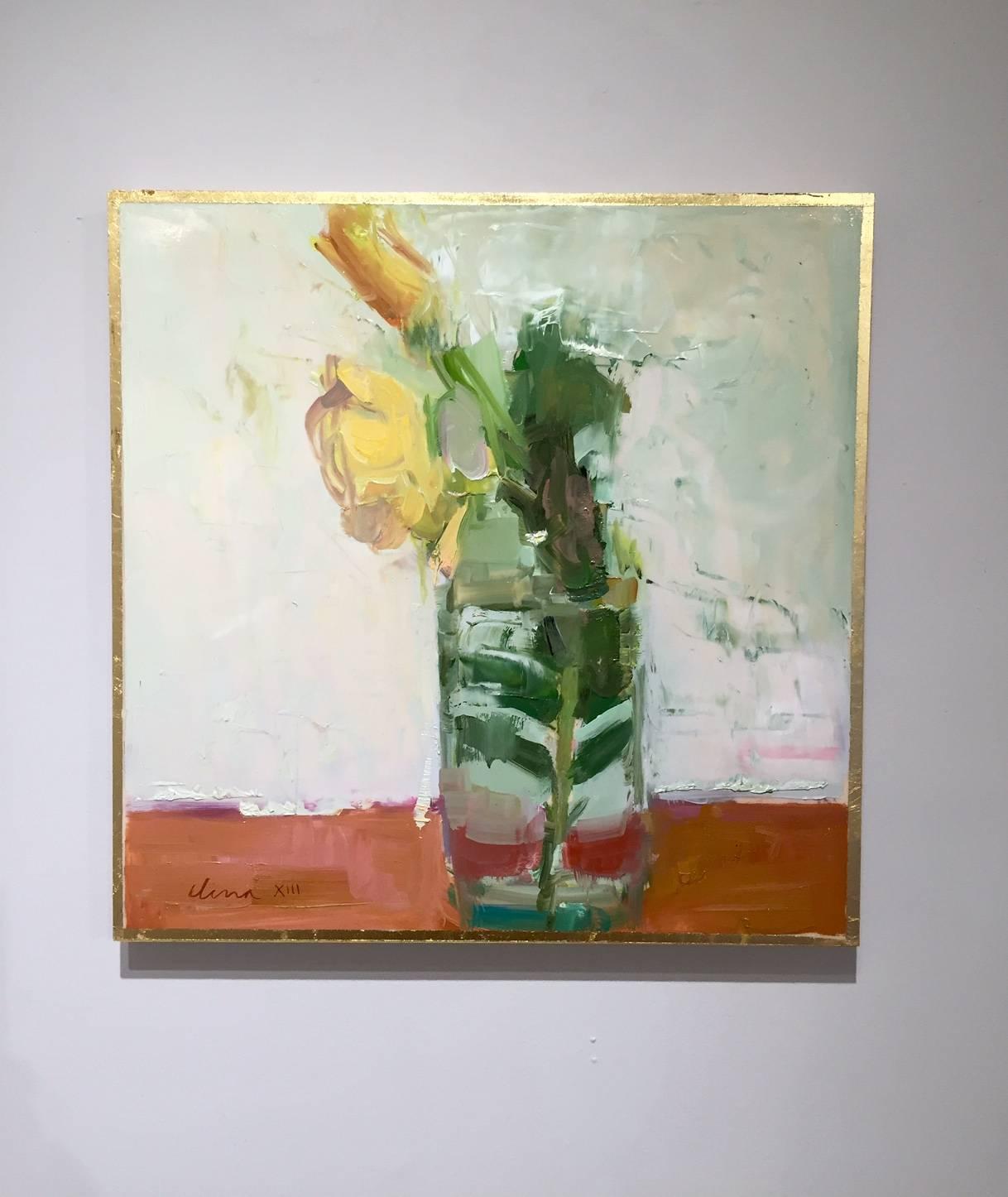 Message in einer Flasche – Painting von Elena Zolotnitsky