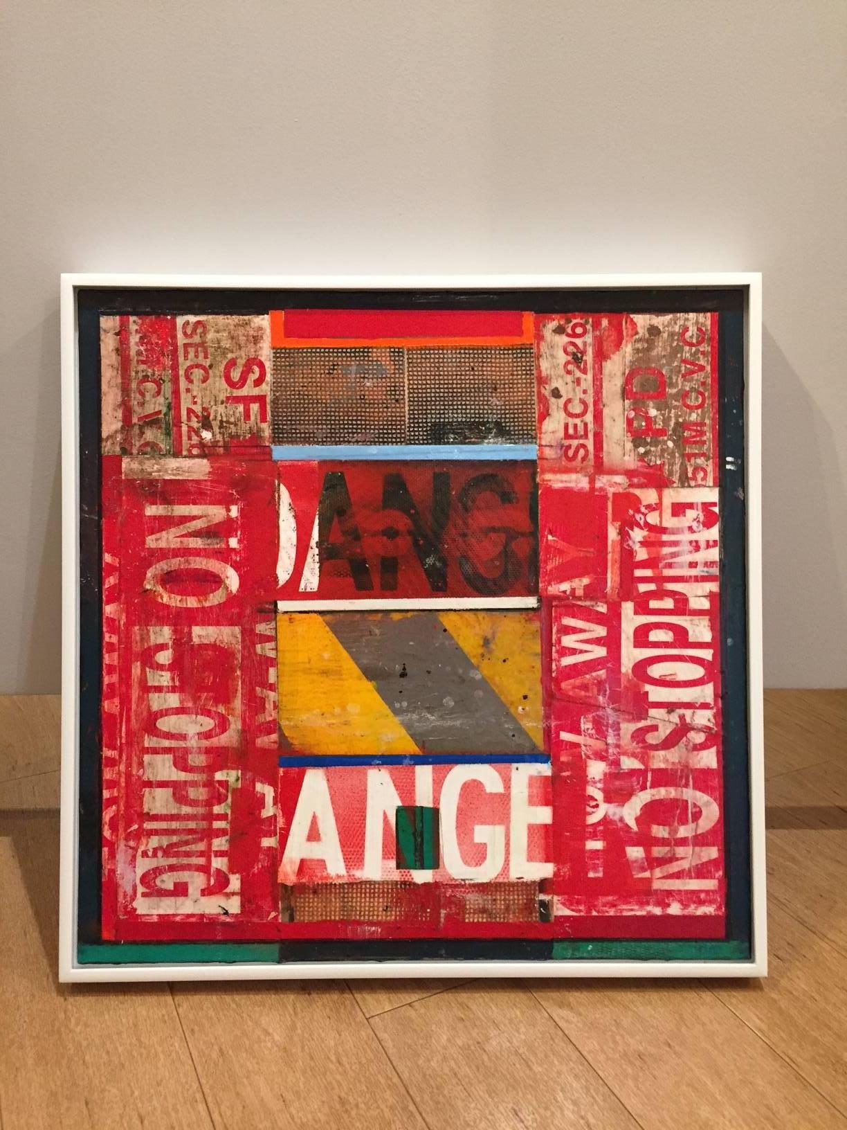 Angel Danger: Cautionary Tales - Contemporain Painting par Kim Frohsin