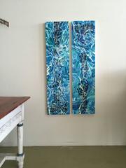 Pool Lanes:Turbulence I &II (12 x 96 inches)