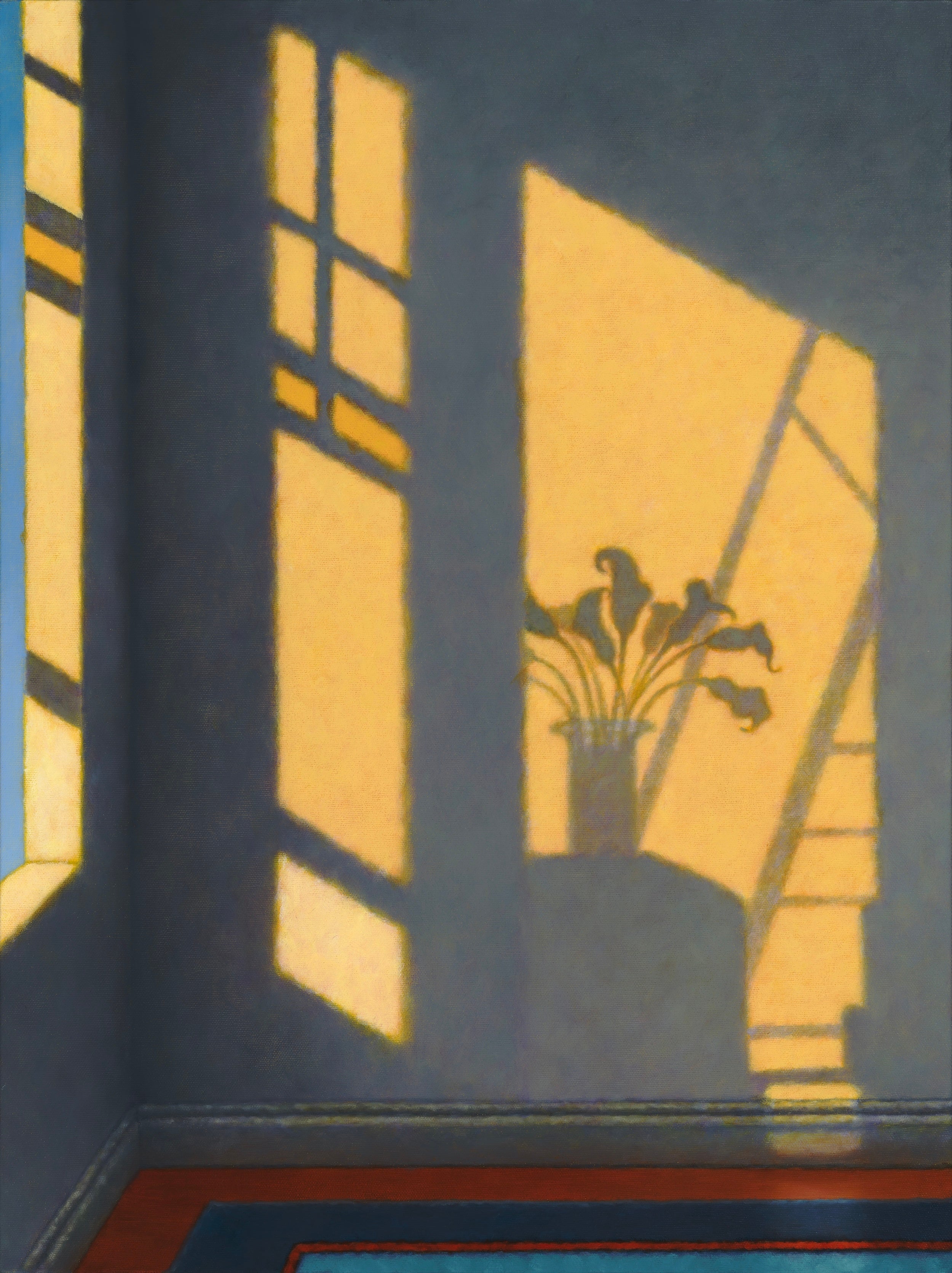 Breeze Still Life Painting, Oil on Canvas, 21st Century Art