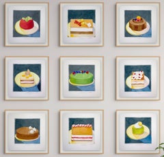 Desserts coréens – Une série de neuf aquarelles