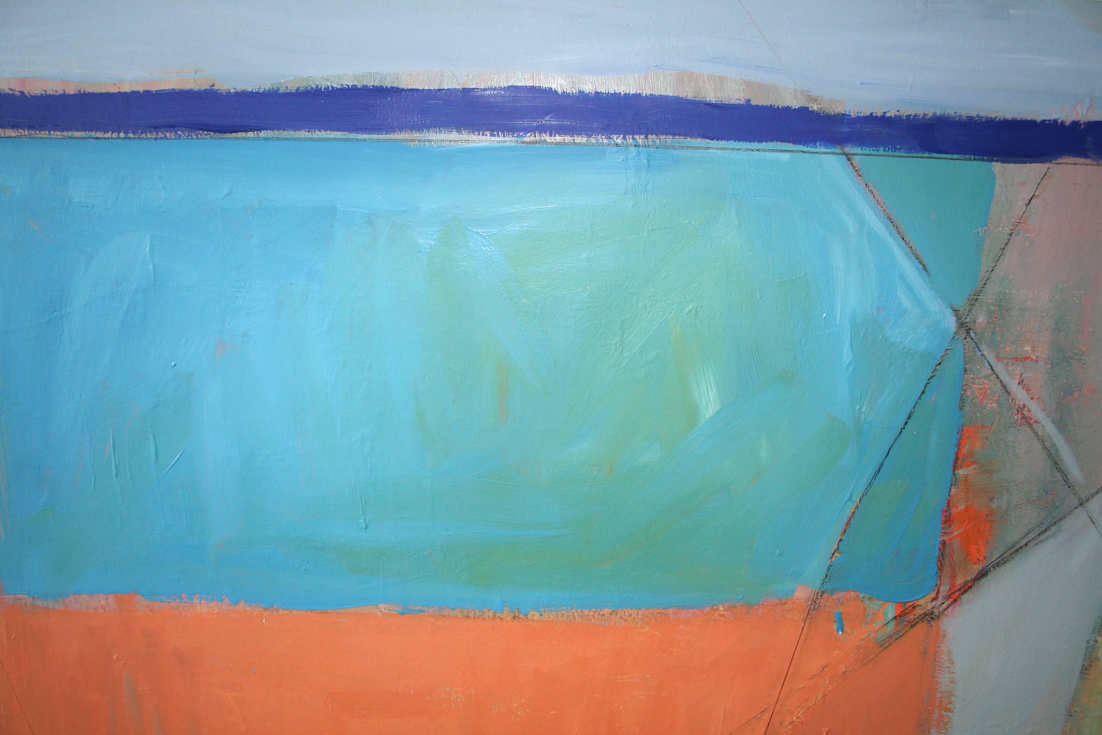 Tectonic Waves No. 3 - Contemporary Painting by Stephen Henriques