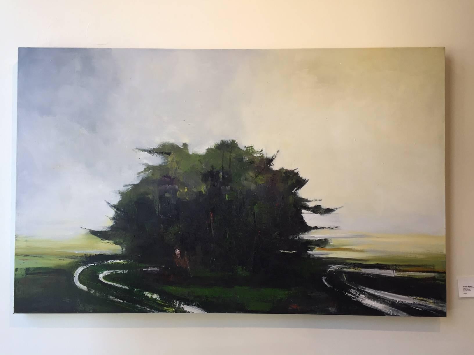 Lagunitas Road / oil on canvas - Painting by Stephen Namara