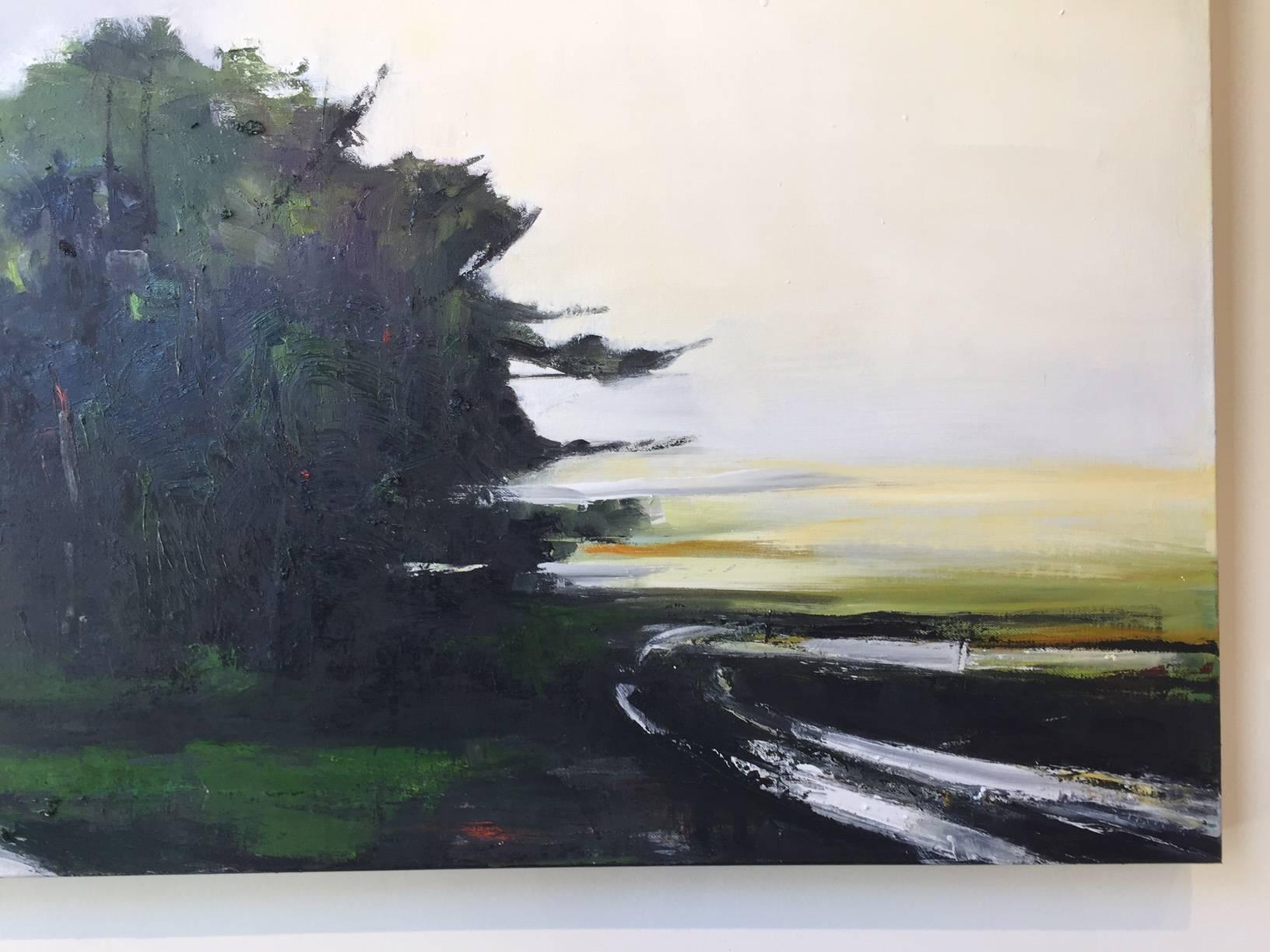 Lagunitas Road / oil on canvas - Contemporary Painting by Stephen Namara
