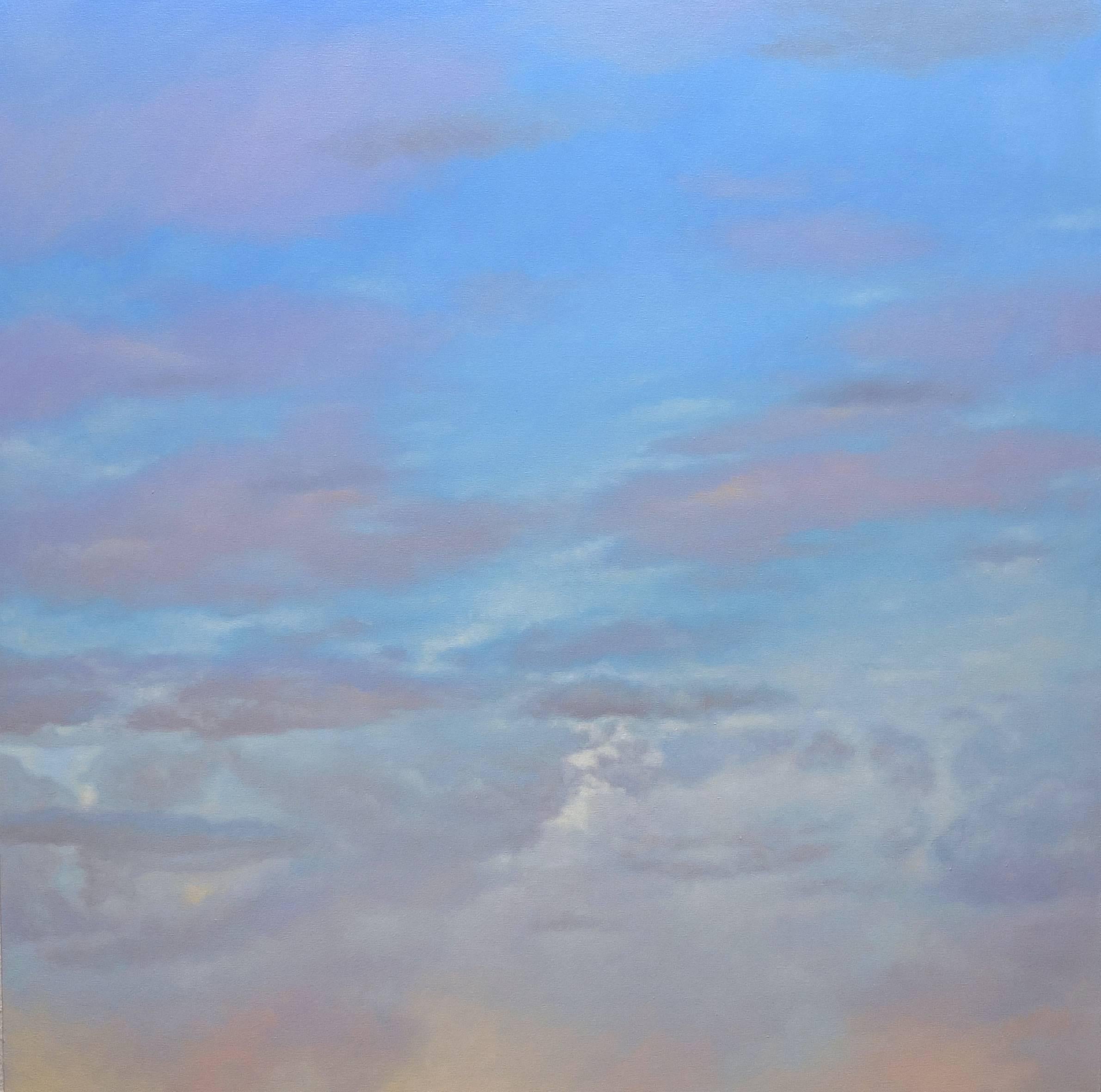 Willard Dixon Landscape Painting - Blue Sky / oil on canvas painting