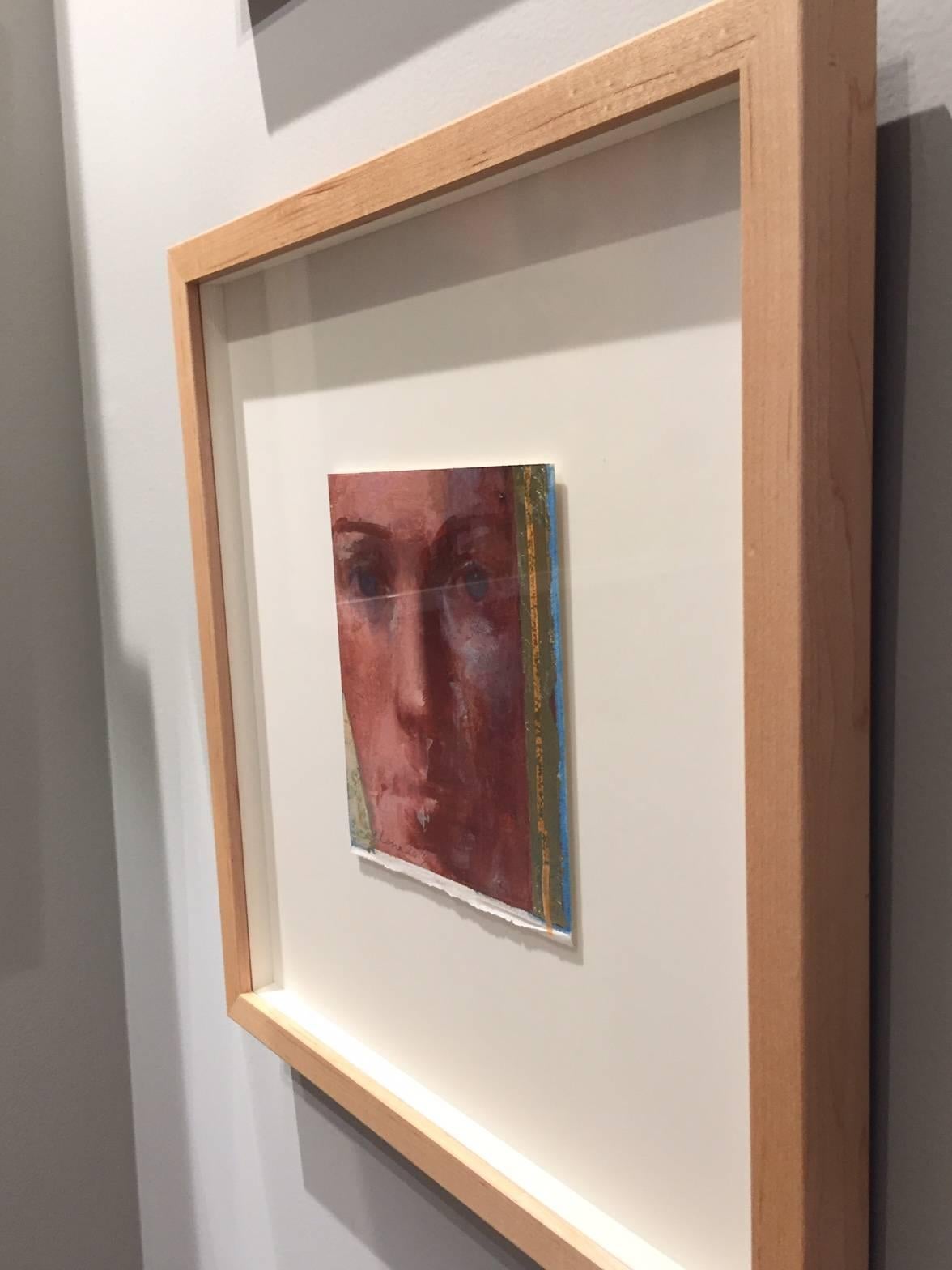 Qualcosa di nuovo / Icona moderna - Nude Painting Oro di Elena Zolotnitsky