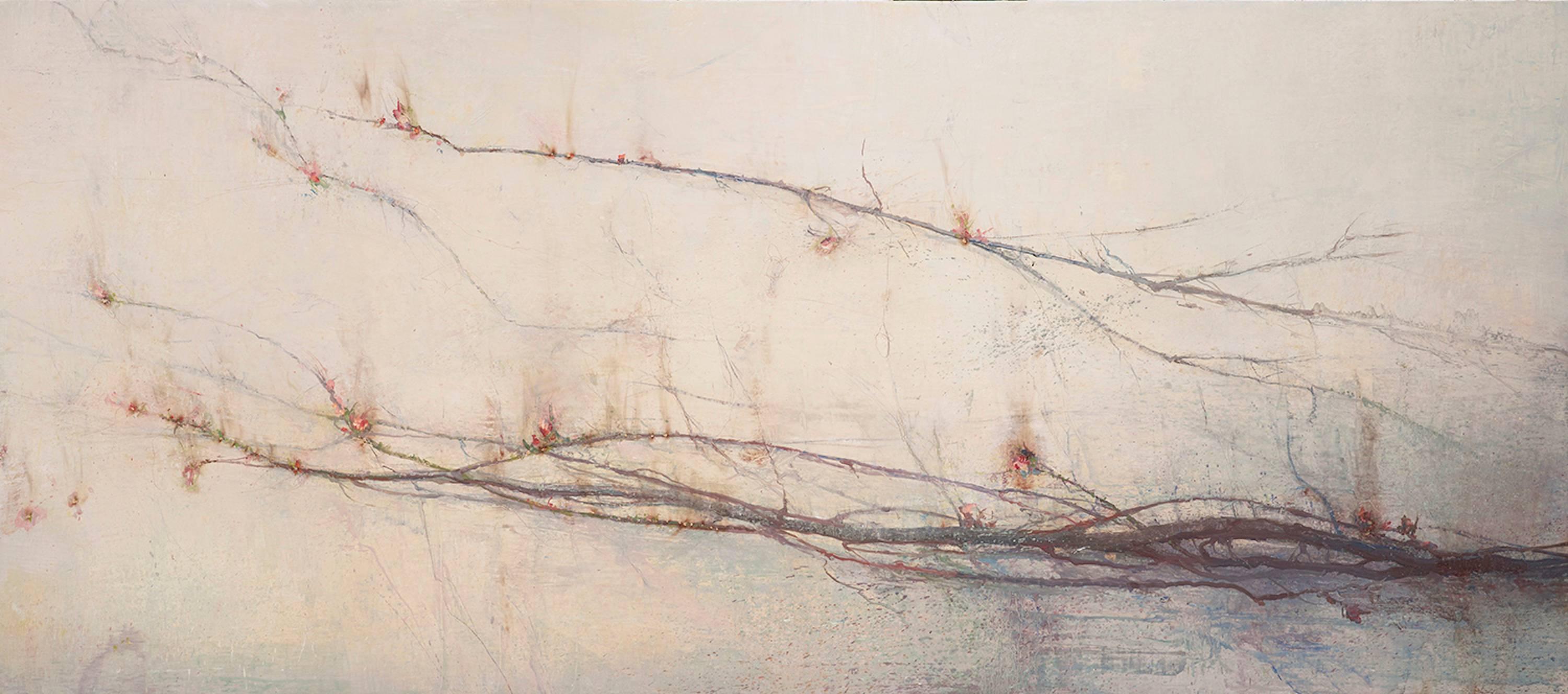Gail Chase-Bien Landscape Painting - Harbinger / oil on linen serene painting
