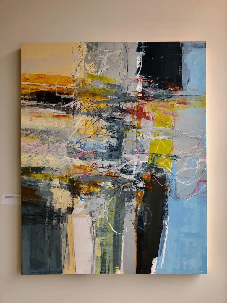 John Wood Truths to be Learned / mixed media oil painting at 1stDibs