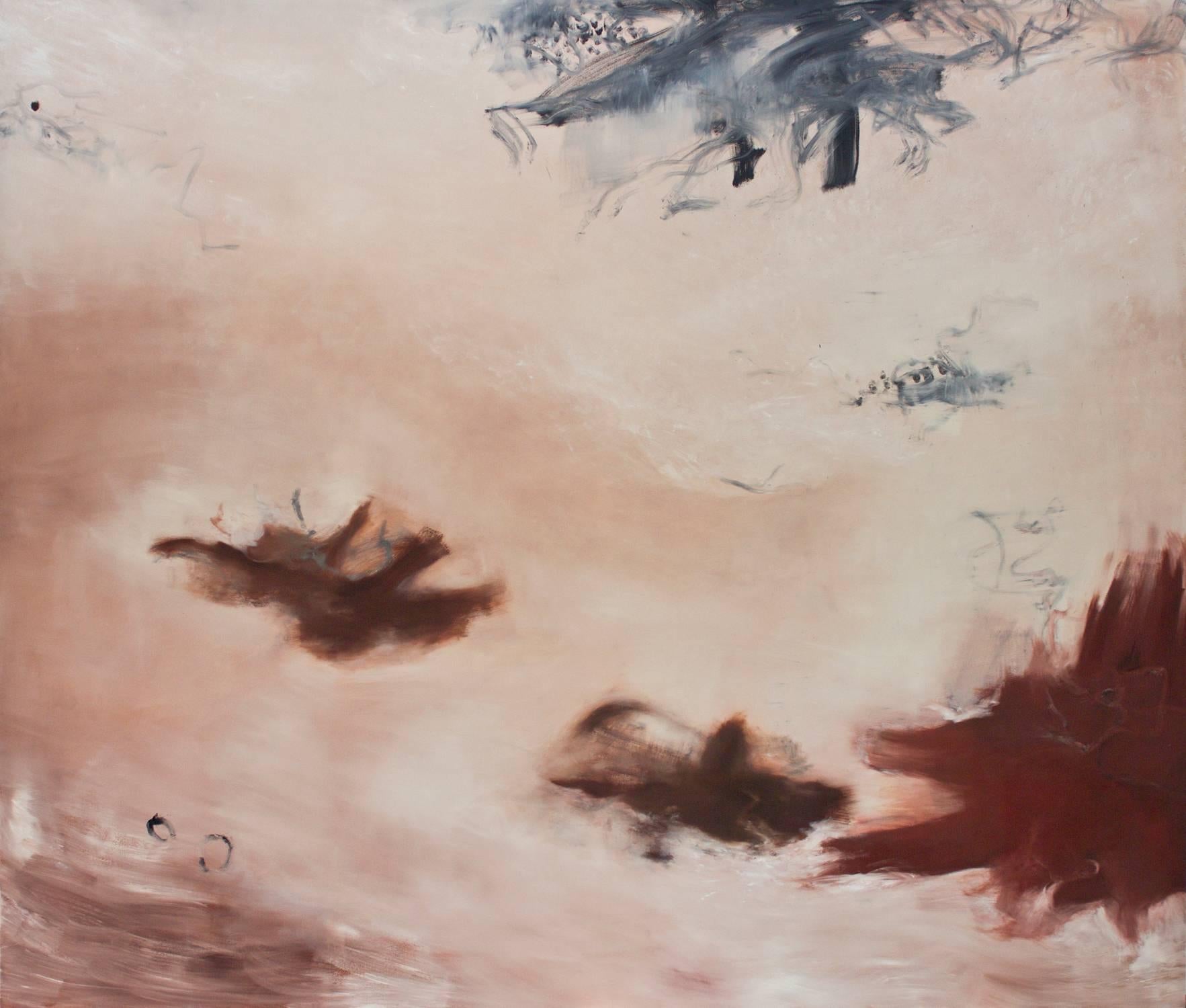 Sophie Dixon Landscape Painting - Transposition 7 - oil on canvas 72 x 84 inches