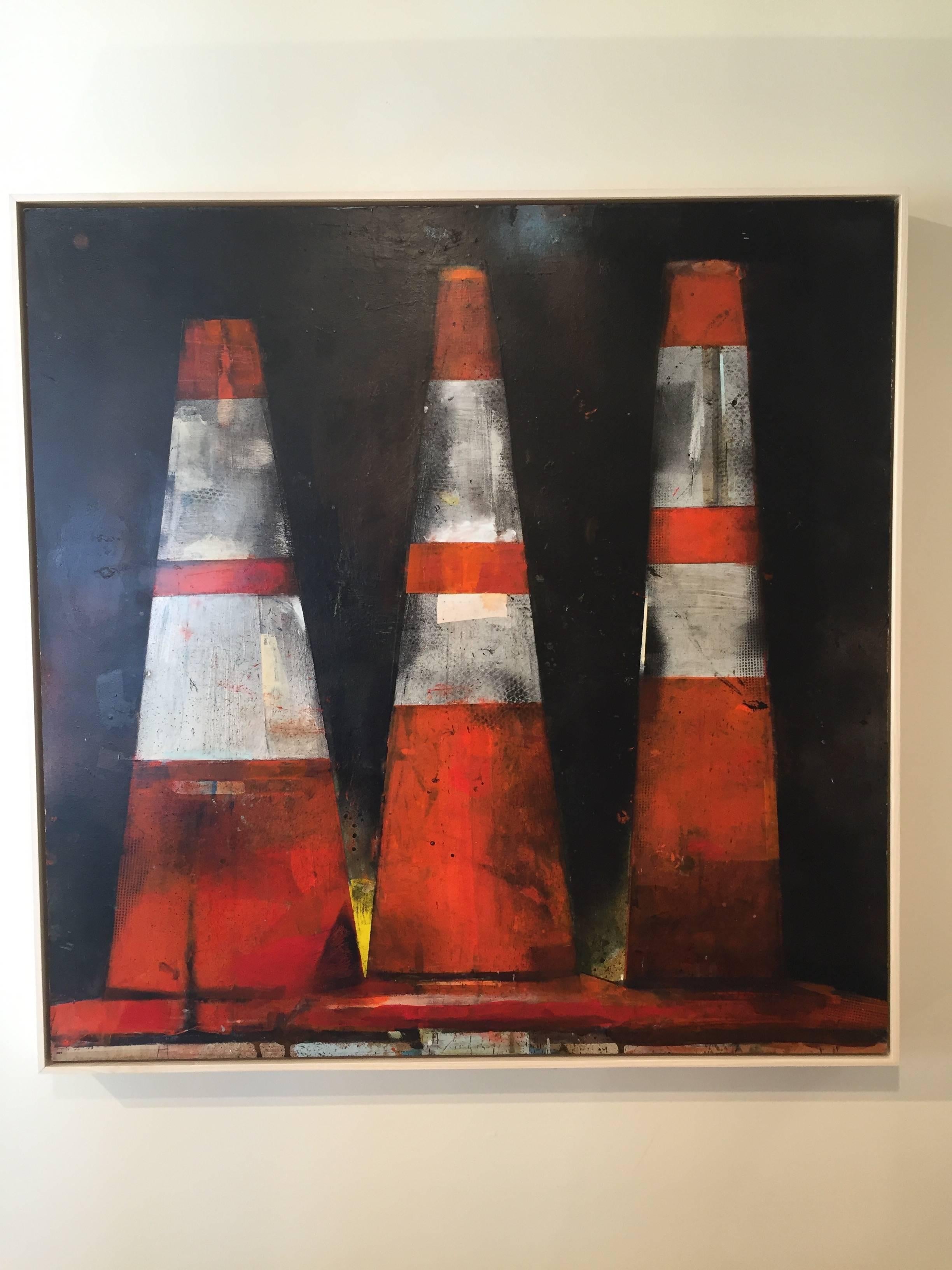 CT: Drei Brüder von CT – Painting von Kim Frohsin