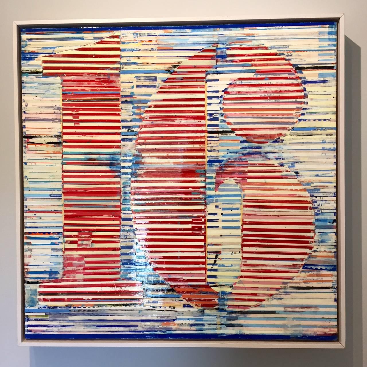Portrait of  Independence (number 16)  - Painting by Kim Frohsin