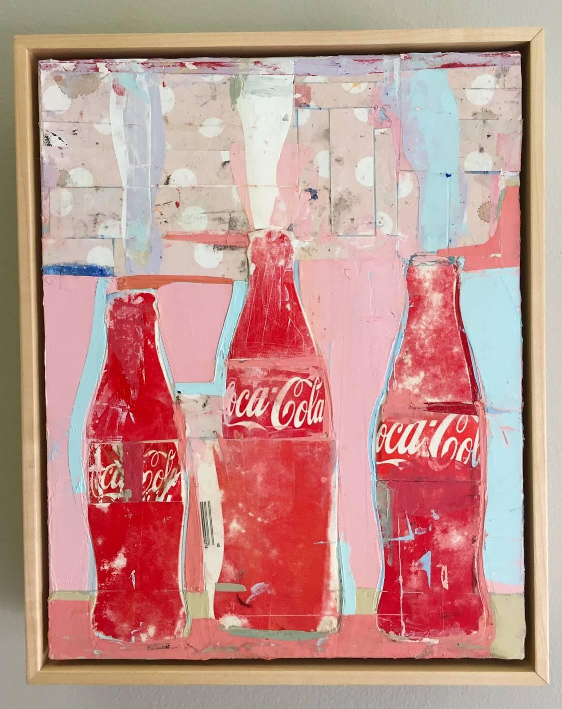 Tre pile - Painting di Kim Frohsin