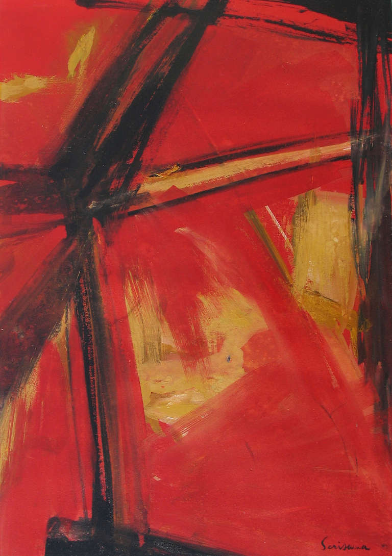 Sueo Serisawa Abstract Painting - Abstract