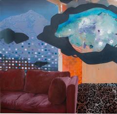 "Twin Peaks" - Surreal Oil Painting