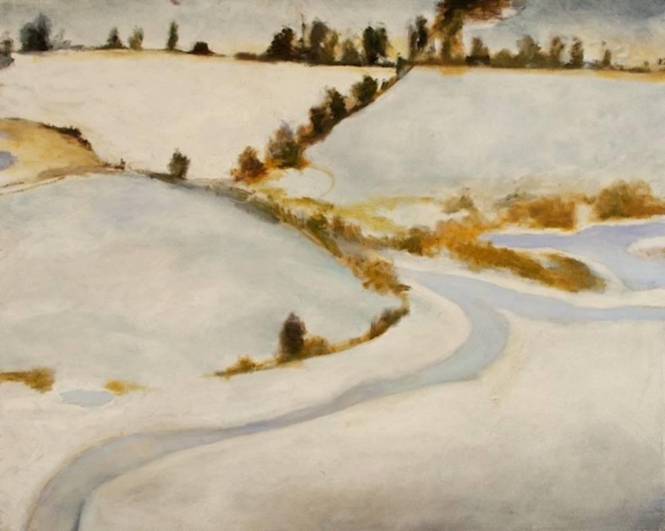 Robert Reynolds, Vermont 800', Oil on linen, 42&quot; x 52&quot;

&quot;Vermont 800'&quot; is part of Reynolds' 2011 series &quot;Aerial&quot;. The &quot;Aerial&quot; series was created in celebration of flight, and is inspired by observations of