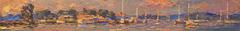 "Essex from Thatchbed Island 1" - Oil Landscape Painting