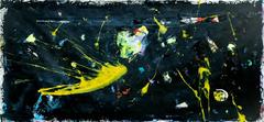 "Prometheus 16" - Abstract Acrylic and Collage Painting