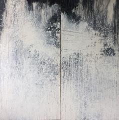 "Diptych #10" - Abstract Acrylic Painting