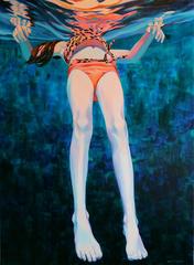 "Isola Bella" - Underwater Figurative Painting