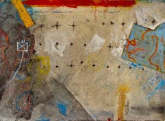"Typhoon, November 1944" - Abstract Oil Painting
