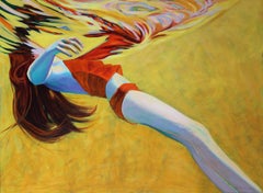 "Gold" - Underwater Figurative Painting