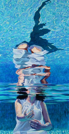 "Beckon" - Underwater Figurative Painting