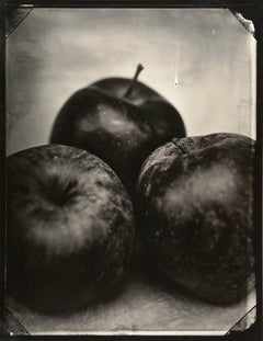 "Three Apples" - Black and White Photography