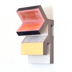 "Orator" - Abstract Wooden Wall Sculpture
