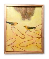 "Olive Branch" - Abstract Encaustic Painting