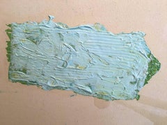 "Pink Granite" - Abstract Acrylic and Collage Painting