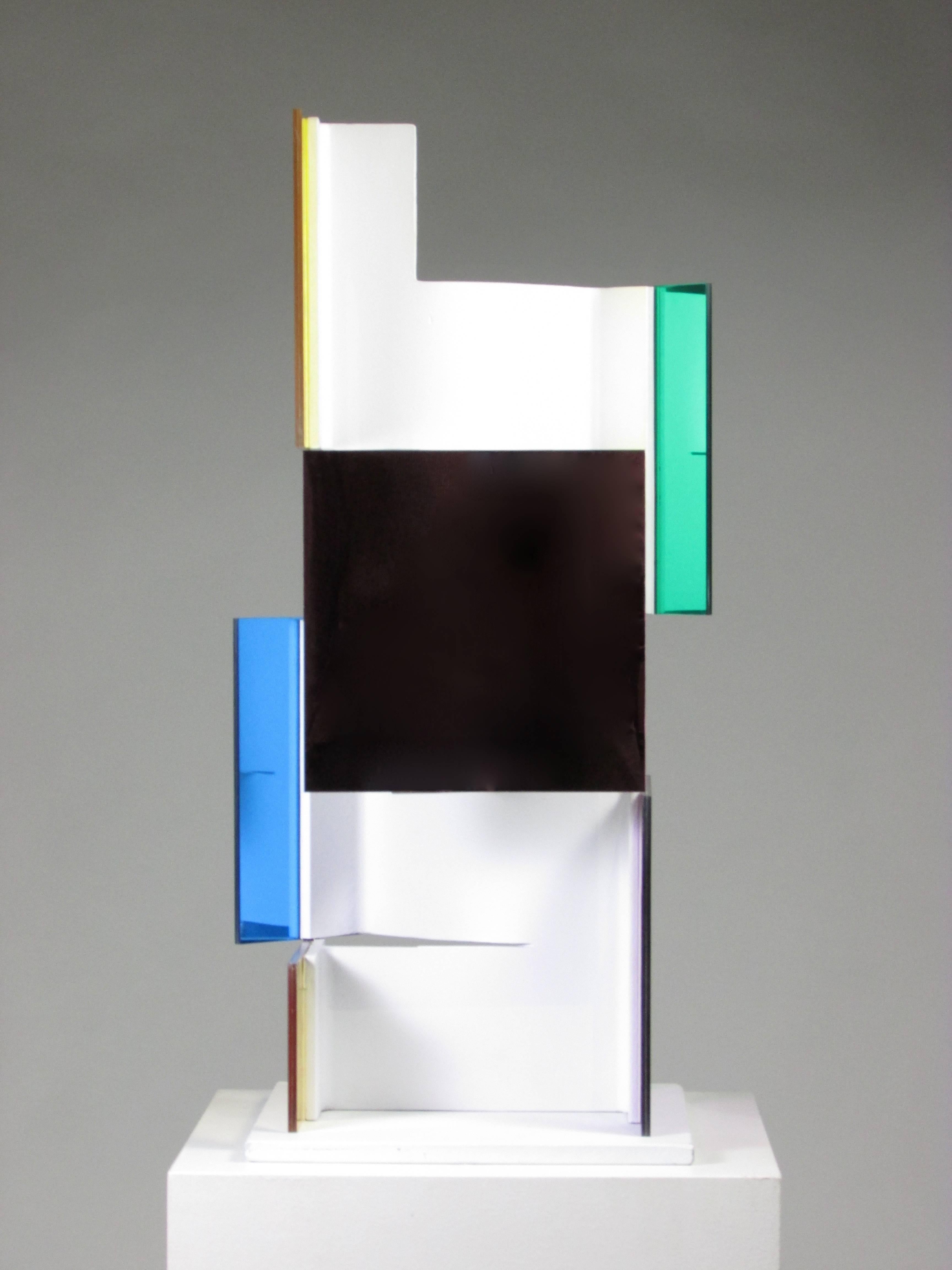 Edwin Salmon, "Five Brothers, Hold My Breath", 2016, Painted Steel I Beam and Acrylic Sheet, 25" x 12" x 12"
This sculpture will ship disassembled and will require assembly.

"Hold My Breath" is from Edwin