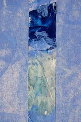 "Melville's Dream at Arrowhead" - Abstract Acrylic and Collage Painting