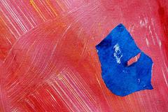 "Prometheus 4" - Abstract Acrylic and Collage Painting