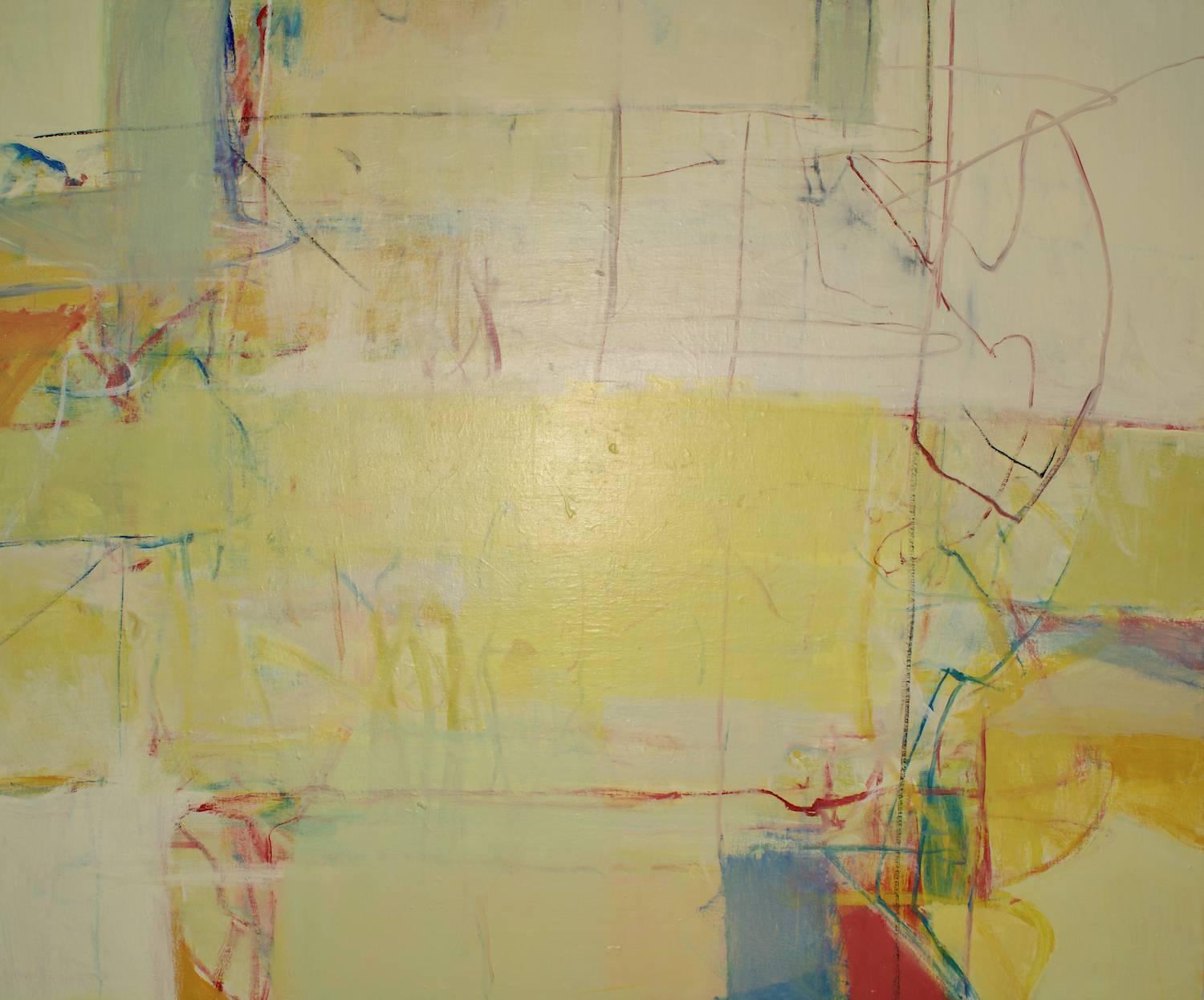 Zbigniew Grzyb Abstract Painting - "Untitled 29" - Abstract Acrylic Painting