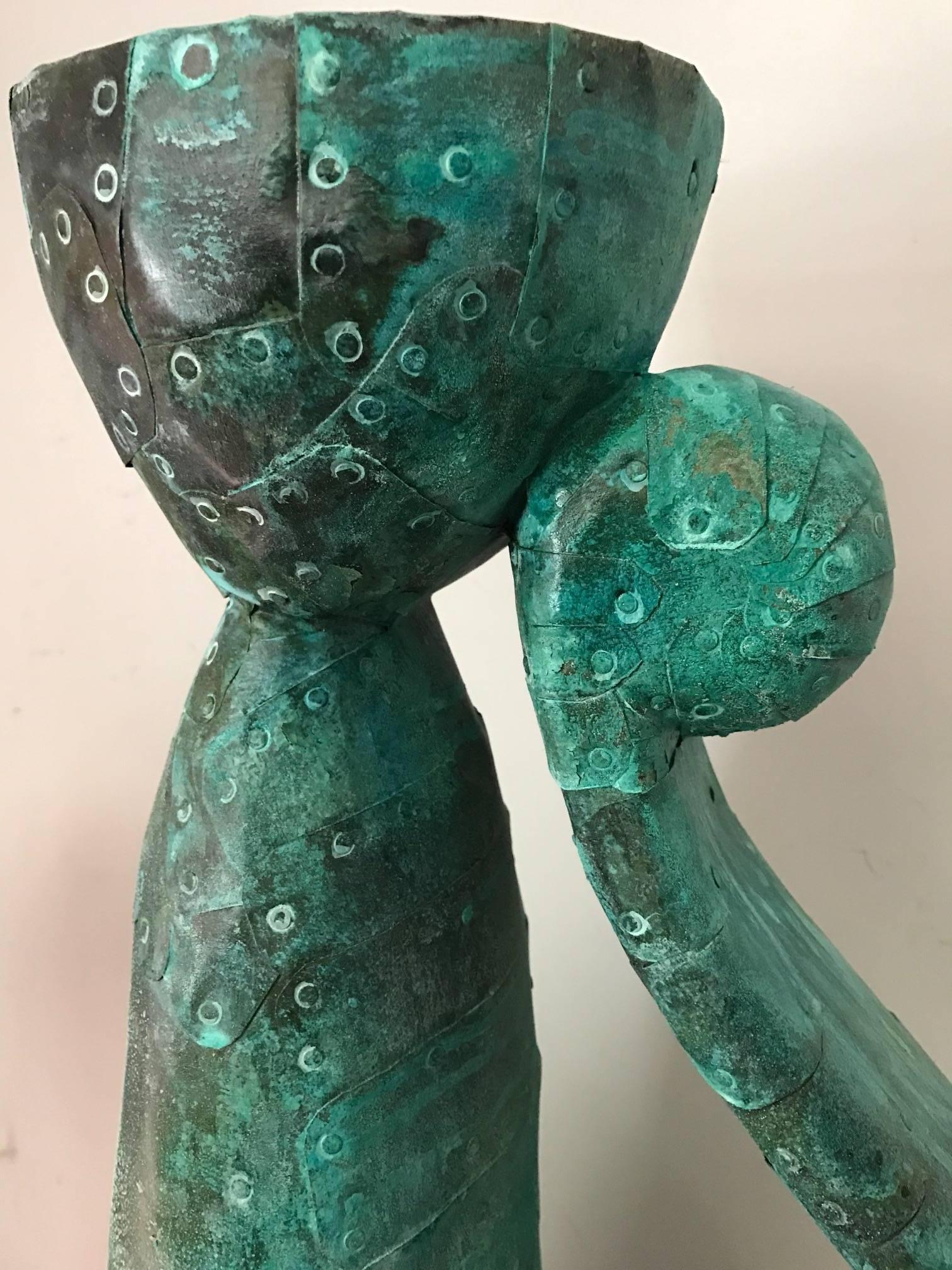 Dawn Southworth, "Mirage", 2017, Patinated hammered copper over carved wood, 47.5" x 28" x 9.5”

Dawn Southworth is recognized for her mixed media works and installations. She is a graduate of Massachusetts College of Art and