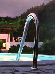"From the Other Side" - Oil Painting Pool Series