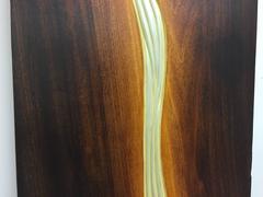 "Untitled" - Abstract Wooden Wall Sculpture