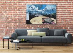 "Glass Ceiling" - Surreal Oil Painting