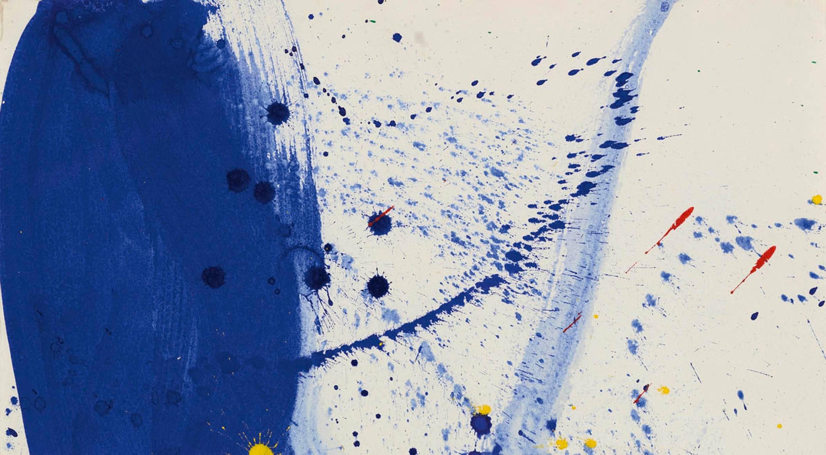 Sam Francis Abstract Painting - Untitled (SF60-1261)
