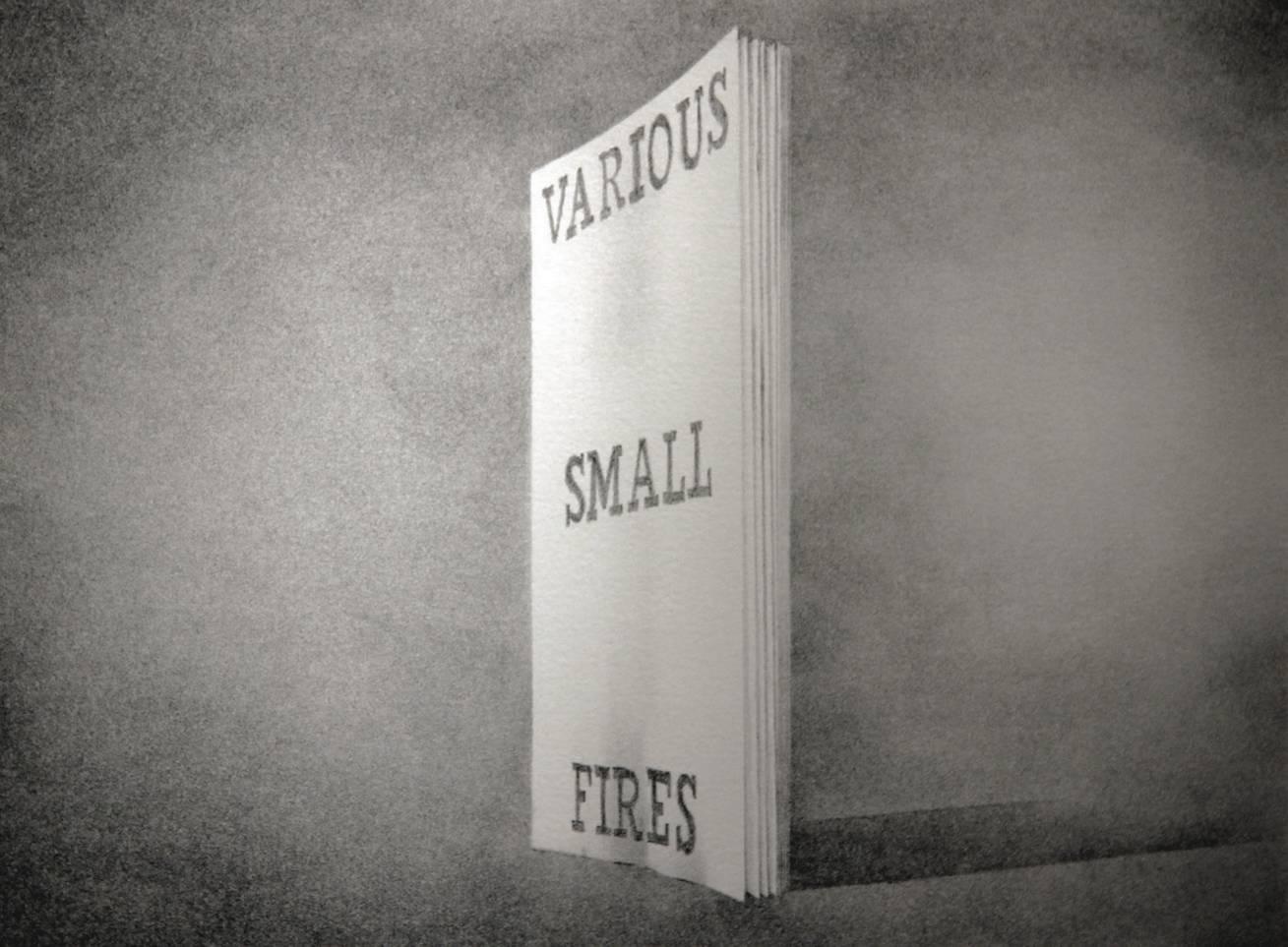 Ed Ruscha Figurative Print - Various Small Fires